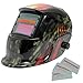 Produktbild MagiDeal Solarbetriebener Automatik Schweißhelm Schweißmaske Schweißschirm -Schädel Design - Ghost Claws