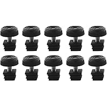 8 Piedini Livellamento Regolabili 20x20mm Per Mobili | Antigraffio E Antiscivolo | Base Quadrata - Foto 2