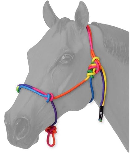 Cavezza Da Allenamento Majestic Ally In Poliestere - 4 Nodi, Con Guinzaglio 3.5m Per Cavalli - Foto 4