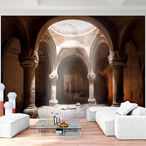 Fototapete Tempel 396 x 280 cm - Vliestapete - Wandtapete - Vlies Phototapete - Wand - Wandbilder XXL - !!! 100% MADE IN GERMANY !!! Runa Tapete 9115012a