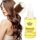 [Multiple Applications] ---- Can help to deal with the problems of removing the wig bond, wig adhesive glue, lace wig, bond glue, wig adhesive for poly and lace hair replacement systems without any harmful effect.