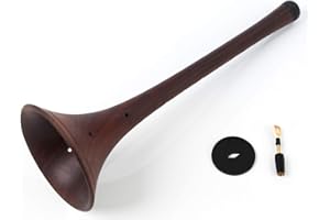 ETHNIC MUSICAL Ali Reza Zurna turc professionnel en bois de prune avec embout buccal + 5 kamış