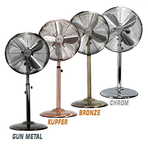 STANDVENTILATOR S-FAN WINDMASCHINE 40 CM, 3 GESCHWINDIGKEITSSTUFFEN (KUPFER). 24-STUNDEN-LIEFERUNG!!!!!!!!!!! !!!!!!!!!!!