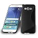 Produktbild Samsung Galaxy A8 2015 Silikonhülle in SCHWARZ von Cadorabo - S-Line Design TPU Schutzhülle – Handyhülle Bumper Case Backcover in OXID SCHWARZ