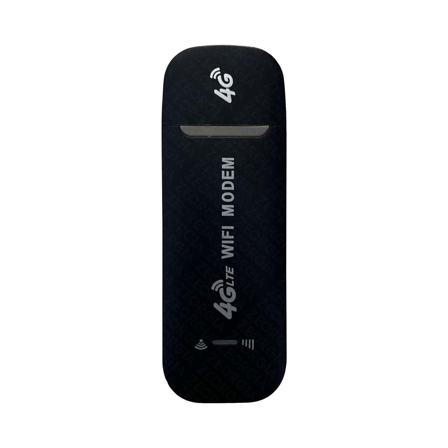 ZEORGIA 4G LTE USB WiFi Dongle with All SIM Network Support | Plug & Play Data Card with up to 150Mbps Speed WiFi Hotspot | WiFi Router for 10 People (‎ZR-UD-002 (Black))