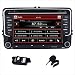 Produktbild Doppel DIN Autoradio CD DVD Player GPS DAB + Radio RDS Bluetooth GPS Navigation Touch Screen Mirroring für VW Golf Mk5 MK6 Skoda Passat Seat Jetta Polo Touran Caddy Transporter T5 t6-support USB SD 3G