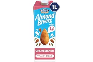 BLUE DIAMOND ALMONDS Blue Diamond Almond Breeze Unsweetened Almond Milk, 8 x 1L