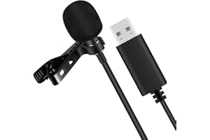 DERICAM Microfono USB per computer desktop e laptop, Microfono a condensatore omnidirezionale a 360°, Microfono per Teleconferenza/Apprendimento, Chat online, Giochi, Podcast, Registrazione, Skype, M3