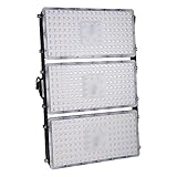 【AUSGEZEICHNETE WÄRME-ABFÜHRUNG】: Es nimmt verdicktes Aluminiumdruckguss an, stellt nicht nur die Stärke der hellen Flut sicher, sondern auch konvektiv das Design der neuen Stromlinie thermisch erhält ausgezeichnete Wärmeableitung und verlängert die Lebensdauer der Glühbirnen.