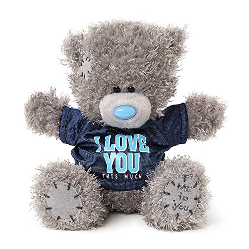 Me To You Tatty Teddy – Cover Per IPhone O IPod Con Disegno Dell'orsetto Grigio Con Naso Blu