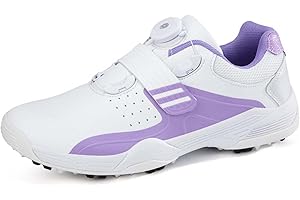NGARY Wide & Extra Wide Womens Golf Shoes Spikeless Waterproof Golf Sneakers Comfortable Breathable Golf Footwear