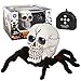 Produktbild Weishazi So Gruseliger RC Totenkopf Spinne Fernbedienung Araneid Glanz Augen Lustige Streiche Kinder Spielzeug Geschenk Halloween