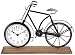 Produktbild Uhr Fahrrad Tischuhr 41x29 cm Metall Holz Standuhr schwarz vintage Fahrraduhr