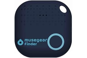 musegear app Key Finder - Version 2 localisateur et traqueur sonore pour retrouver clés - Volume 3 Fois élevé – Couleur Bleu - Smartphone Bluetooth GPS couplage