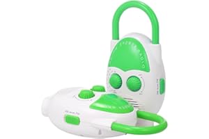 XHXSELLER AM FM Shower Radio Speaker, Water-Resistant Portable Mini Shower Speaker Radio with Top Handle for Bathroom Indoor Outdoor Use - Battery Operated