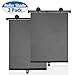 Produktbild ABREOME Sonnenschutz Auto 2er-Set Topist Sonnenrollo Auto Baby, Kinder Auto-Sonnenschutzrollo Schutz Sonnenblenden für Autoscheiben Sonnenschutz Saugnäpfen Schwarz