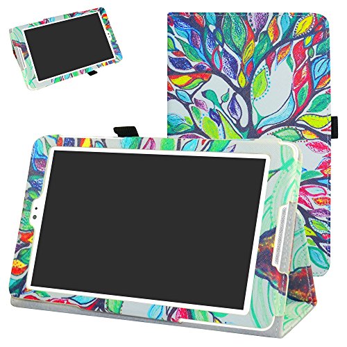 Mama Mouth BQ Aquaris M8 Funda, Slim PU Cuero Con Soporte Funda Caso Case para 8.0