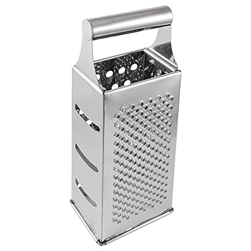 Preisvergleich Produktbild DealMux Zylindergriff Edelstahl-Quadrat-4 Seiten Gemüse Möhre Reibe