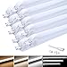 Produktbild 10 Stü LED Leuchtstofflampe komplett Set, Auralum T5 G5 120CM lang 16W 1550LM recycelbare Röhre Leuchtstoffröhre mit Fassung, für Tandem-Betrieb geeignet, Energiesparlampe in kaltweiß (6000-6500K), 96* SMD 2835, Material aus Aluminium und PC