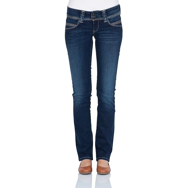 LTB Jeans Dames Nena B - Rechte pasvorm met hoge taille en ritssluiting in blauw van katoenmix - Maat W30L32, Salena Wash 55189, 30W x 32L