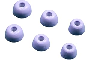 Adhiper Galaxy Buds2 Pro słuchawki douszne, kompatybilne z Samsung Galaxy Buds2 Pro, bezprzewodowe słuchawki Bluetooth, zamienne słuchawki z miękką pianką memory z redukcją szumów (S/M/L, fioletowe)