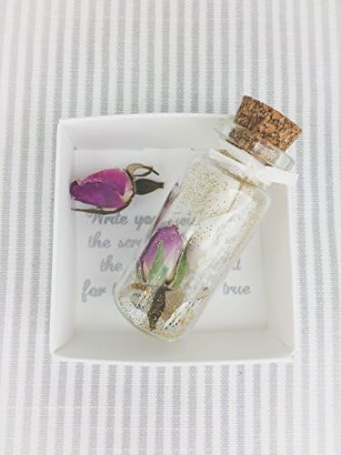 Vintage Wedding Wish Bottle / Message in a Bottle - Small
