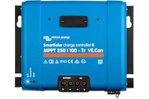 Victron Energy SmartSolar MPPT TR VE.Can 250V 100 amp 12/24/36/48-Volt Regolatore di Carica Solare (Bluetooth)