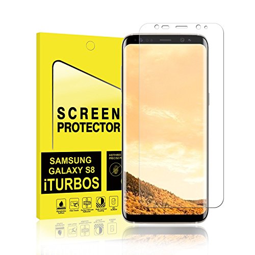 France Acheter Samsung Galaxy S8 Protection d'écran [Couverture Complète], iTURBOS PET [Lot de 2] [sans bulles Transparent HD Ultra] [Anti Rayures] Anti Traces Protection d'écran Écran de protection pour Samsung Galaxy S8 [garantie à vie]