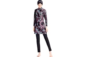 Mr Lin123 Muslimische Badebekleidung für Frauen Mädchen bescheidene islamische Hijab Surfen Anzug muslimische Burkini-Badeanzüge