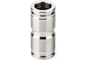 TAILONZ 1 st rak snabbkoppling 12 mm 304 rostfritt stål | Snabb anslutning, 304 rostfritt stål, läckagesäker pneumatiksystem