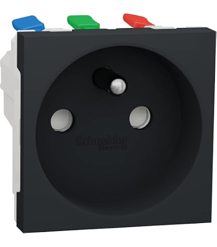 Schneider Electric Unica - Va-et-vient 10A - Connexion Rapide - 2 Modules - Anthracite - Mécanisme Seul