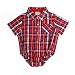 Bebone Baby Girl Bodysuit (Red, 0-3M)