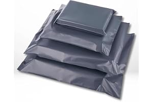 Double Dragon Multisize Självförslutande påsar | Åtgärdssäkra plastförpackningar för post, porto och leverans | 4 storlekar