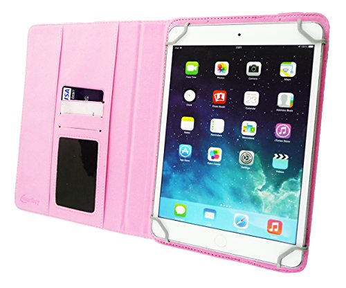 Emartbuy® Dragon Touch Y88X 7 Zoll Tablet PC Quad Core Universalbereich Multi-ColouRot Owls Multi Winkel Folio Executive Case Cover Wallet Hülle Schutzhülle mit Kartensteckplätze + Hot Rosa Eingabestift - 5