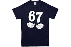 BESTITALIANUK Funny Six Seven 6 7 Meme Gen Alpha Slang 6 7 Hands for Men Women Kids T-Shirt