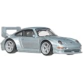 Hot Wheels Porsche 993 GT2 Car Culture 1:64 &ouml;l&ccedil;ekli, JKF16 | Modern Classics 1:64 lastik ger&ccedil;ek biniciler ve metal g&ouml;vde ve ş