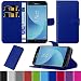 Produktbild HANDYPELLE® PREMIUM Tasche für Samsung Galaxy J3 2017 +++ ACHTUNG: Nur für Modell "SM-J330" aus 2017 passend! +++ im Bookstyle in Dunkelblau