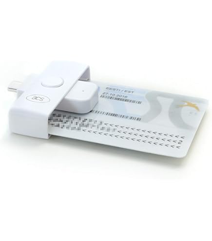 Lecteur De Carte à Puce Compact USB-C à Contact, Pour Windows, Linux, Android Et Spécialement Adapté Pour Mac Certififé MFI Protocoles SI-7816 T=0 /T=1 Classe A, B Et C Corps Aluminium Qualité Pro
