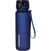 Uzspace 800ml -Yeni Ebat-Boy 25 cm-Tritan Su Matarası Bpa Koku Sızdırma Yok LACİVERT