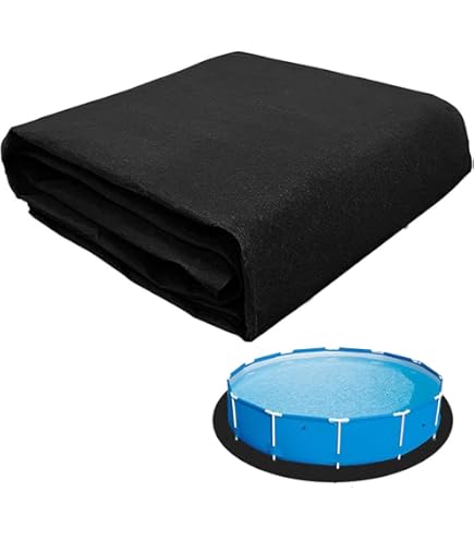 CDPTD Poolunterlage Rund 460 Cm - Durchstichfeste Bodenplane Für Pools