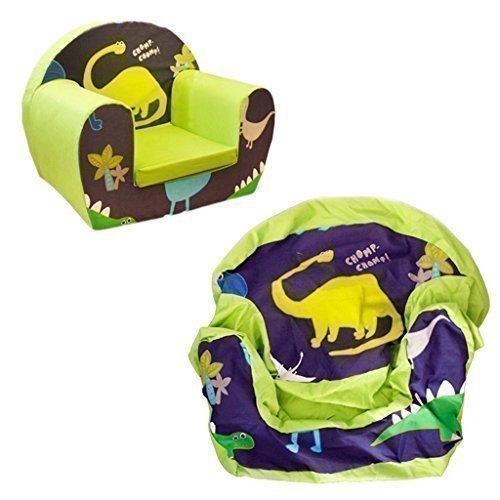 Ready Steady Bed Dino in the Dark Cover for Children's Foam Armchair
