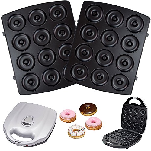 1 Satz Donutplatten passend für Syntrox Chef Maker ZN-2000W und Efbe Schott Zaubernuss ZN 800 XXL