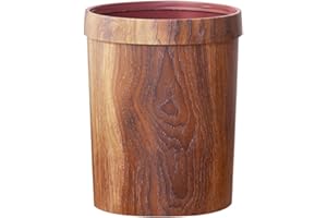 Nagoyuki - Cubo de basura de grano de madera, diseño retro