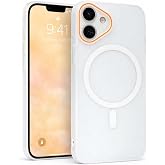 Fenza iPhone 17 Uyumlu MagSafe G&uuml;&ccedil;l&uuml; Manyetik Kamera Korumalı İnce ve Darbe Dayanıklı Kılıf - (Beyaz)