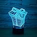 Produktbild Farbe Der Geschenkbox-3D Lampe 7 Führte Nachtlampen Für Kindnote Geführtes Usb-Tabellen-Baby-Schlafennachtlichtthe Children'S Night Light