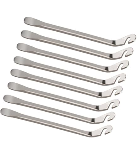 FWEEK 4 pezzi di leve per montaggio pneumatici, 30 cm di leva per il montaggio di pneumatici per bicicletta, leve per pneumatici, leve per montaggio pneumatici in manganese, ausilio per il montaggio