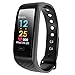 Price comparison product image prettygood7 CK17S GPS Waterproof Smart Wristband Heart Rate Fitness Tracker Bracelet