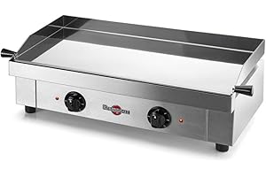 Krampouz elektrische grillplatte edelstahl 2x1600w 64x34cm gecif2ao