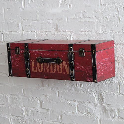 Wall Shelves / American Retro Simulation Of The Creative Luggage Wall Decoration Shop Window ( Size : 45*18*15cm )