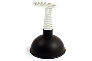 Bentley Industrial SP.03/BW Small Sink Plunger, Pistol Grip, Black/White